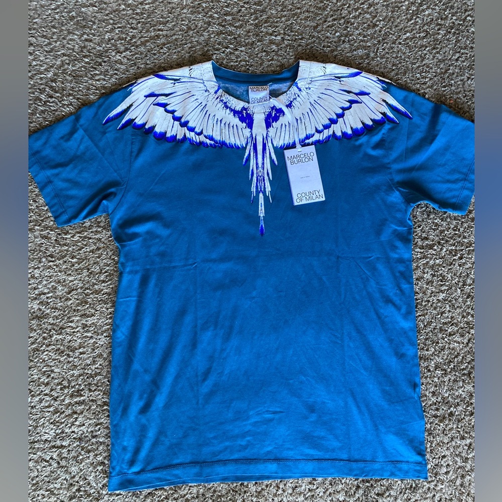 $250 BRAND NEW WITH TAGS MARCELO BURLÓN T SHIRT SIZE XL